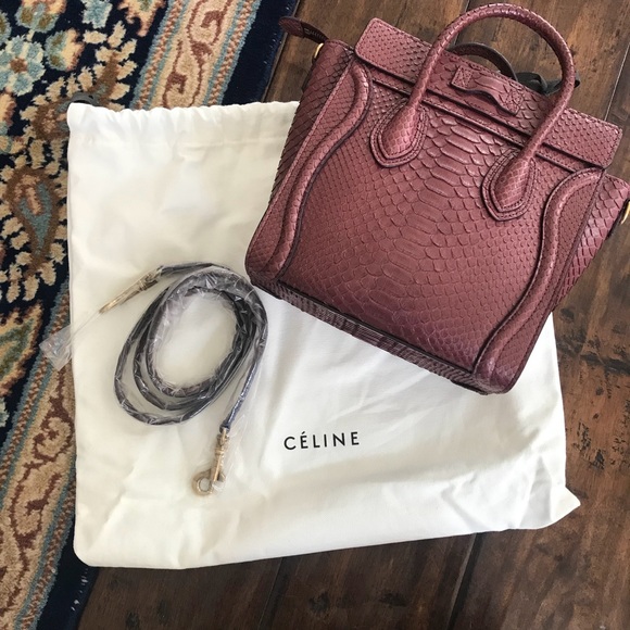 Burgundy python nano - Picture 4 of 5